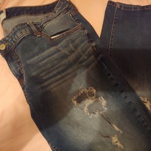 Torrid Distressed Skinny Jeans Size 20